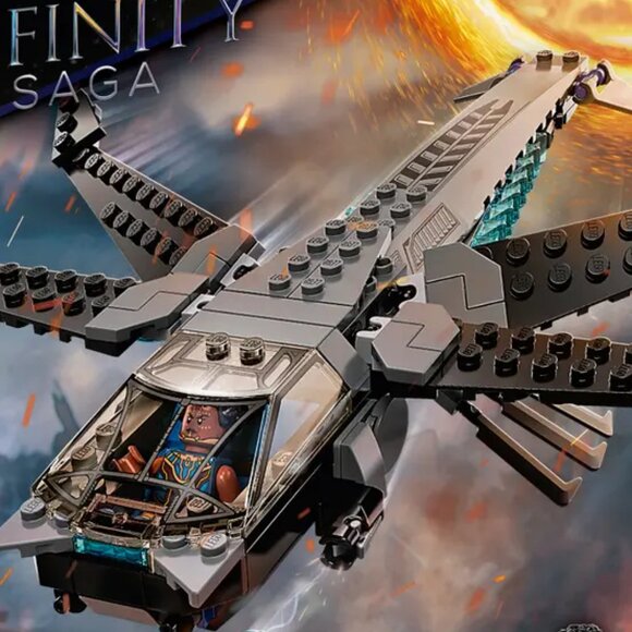 Brand New Lego Marvel Black Panther Dragon Flyer 76186 - Picture 4 of 9